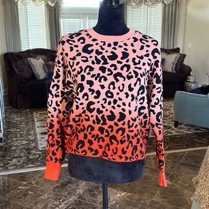 525 Ombré leopard sweater
